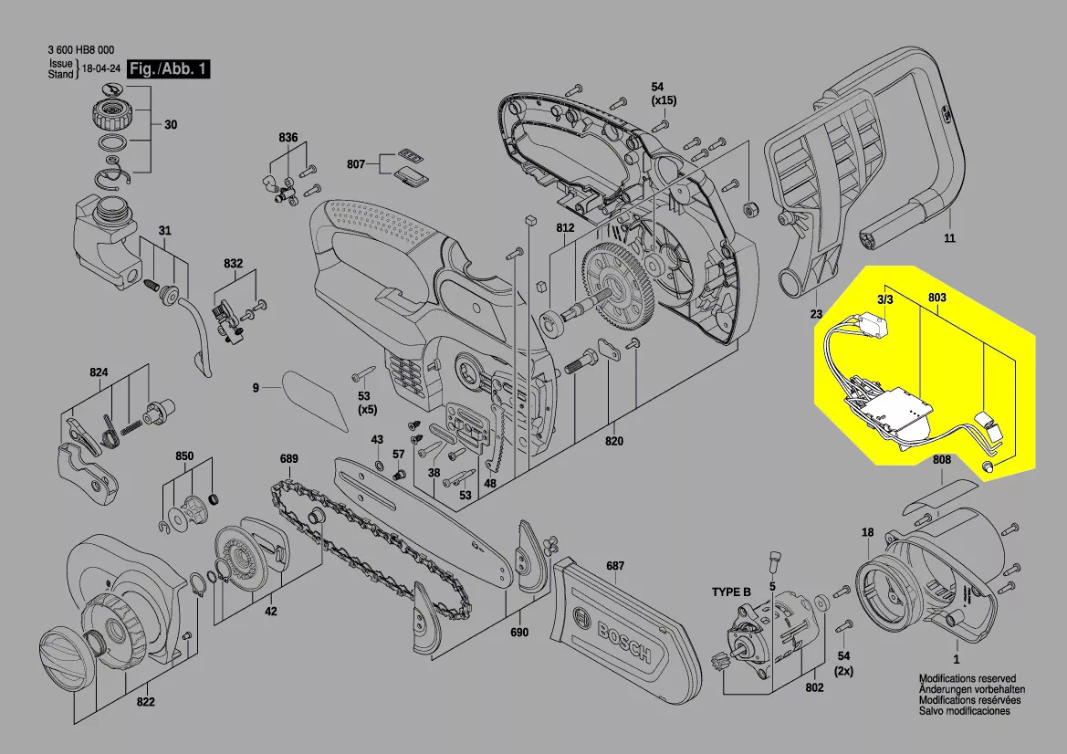 module électronique réf. F 016 F05 155 Bosch